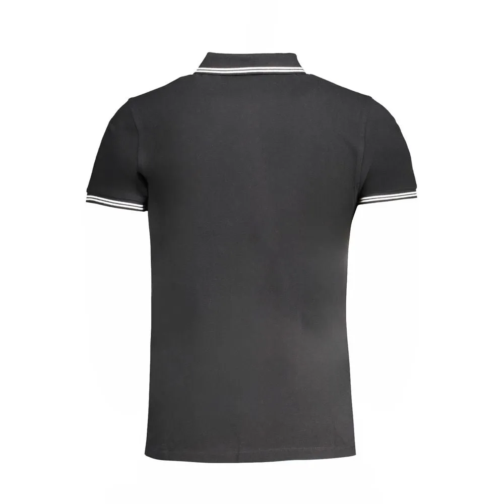 Black Cotton Polo Shirt sold by Louxly product image thumbnail 2