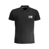 Black Cotton Polo Shirt sold by Louxly