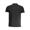 Black Cotton Polo Shirt sold by Louxly