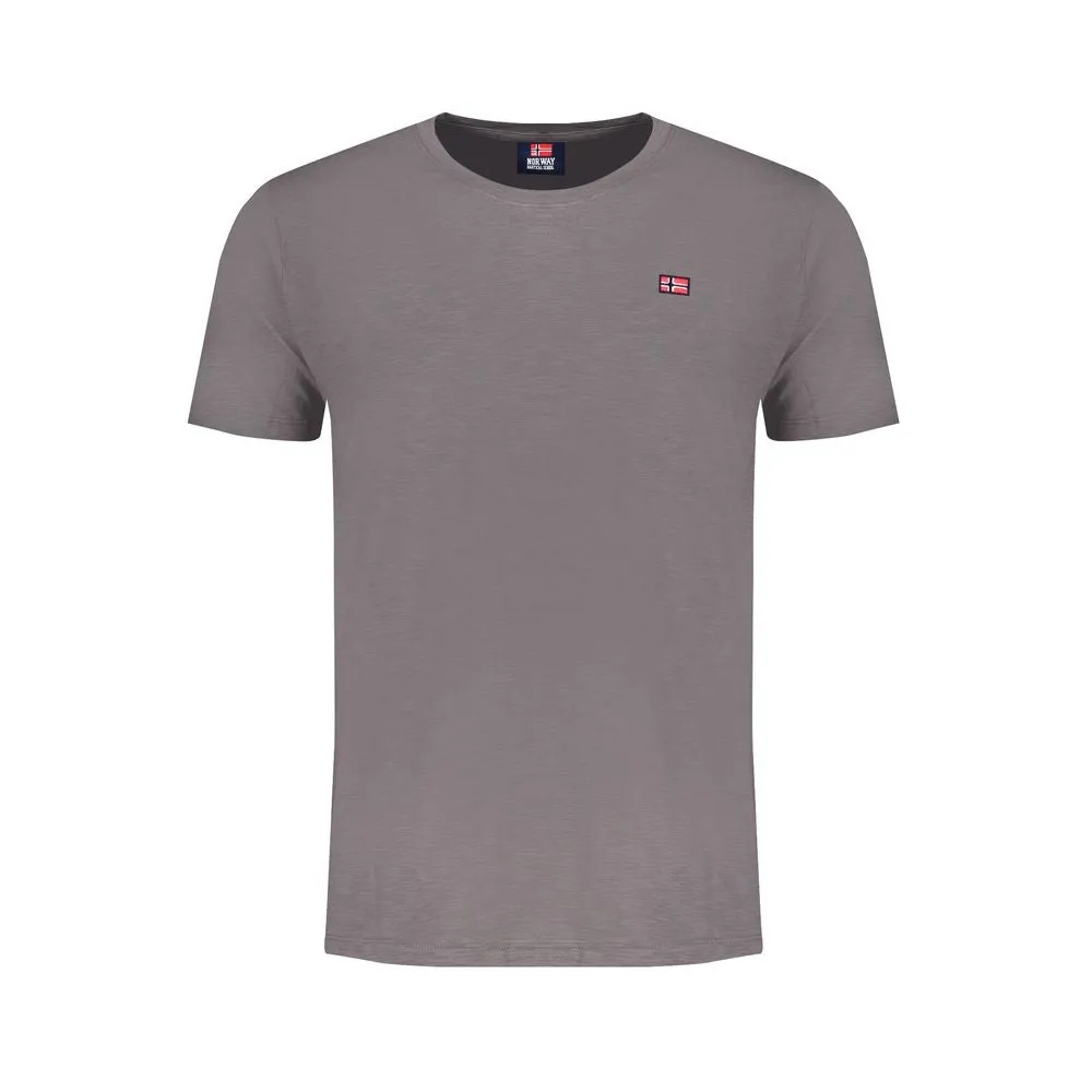 Gray Cotton T-Shirt sold by Louxly
