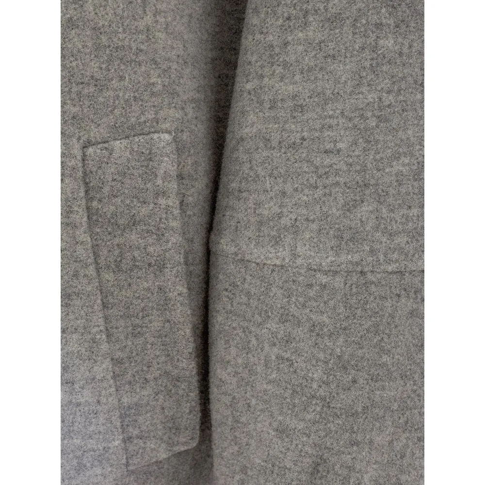 Elegant Gray Wool Jacket sold by Louxly product image thumbnail 3