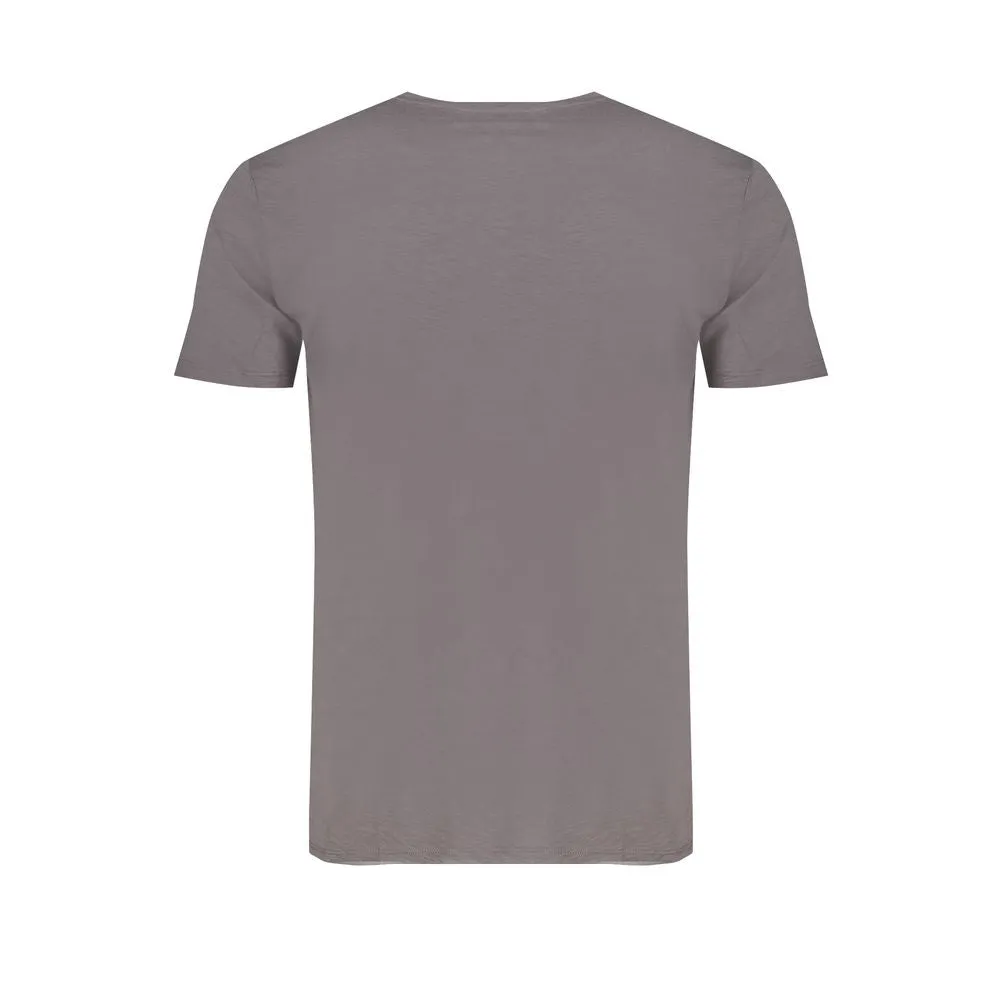 Gray Cotton T-Shirt sold by Louxly product image thumbnail 2