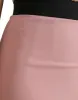 Elegant High Waist Pencil Skirt in Pink sold by Louxly