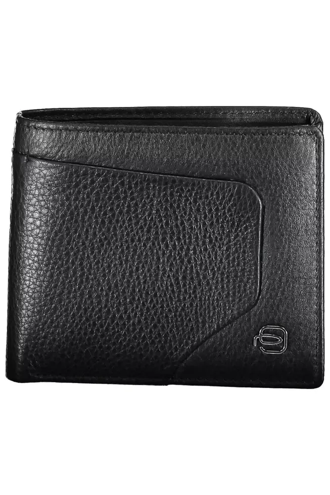Black Leather Men Wallet sold by Louxly