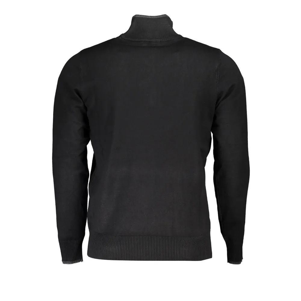 Elegant Half Zip Sweater with Contrast Details sold by Louxly product image thumbnail 2