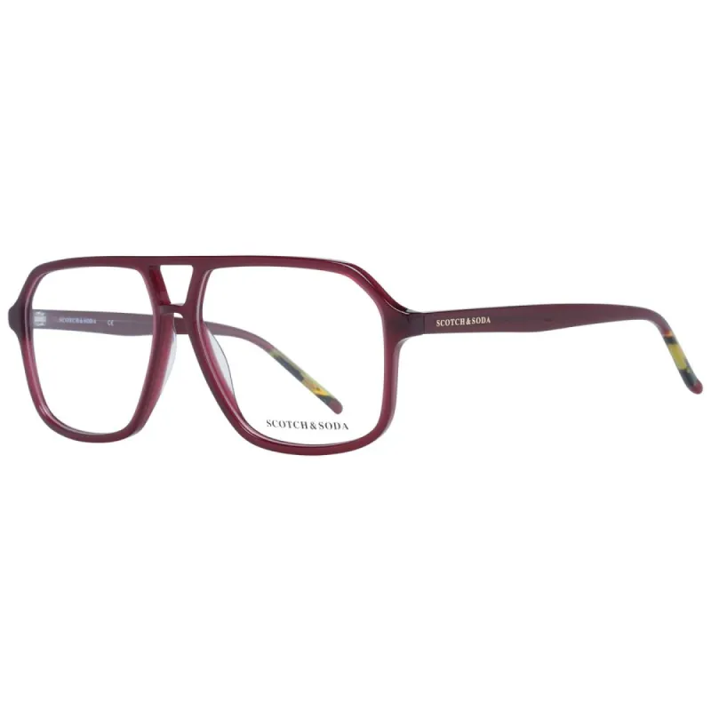 Burgundy Men Optical Frames sold by Louxly
