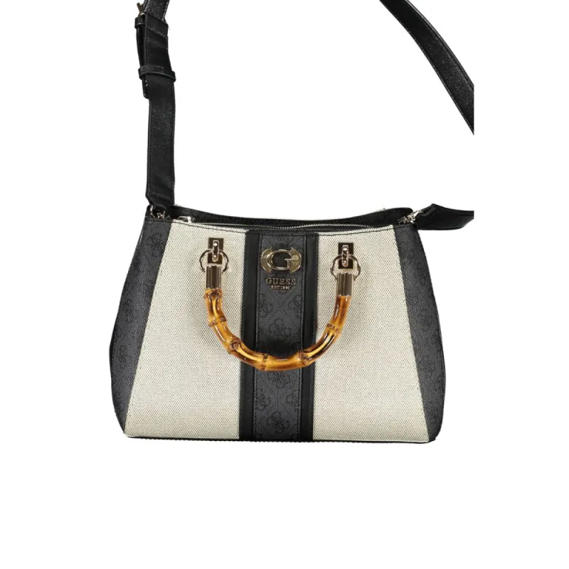 Gray Cotton Handbag sold by Louxly