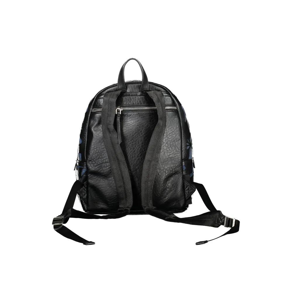 Chic Black Contrast Detail Backpack sold by Louxly product image thumbnail 2