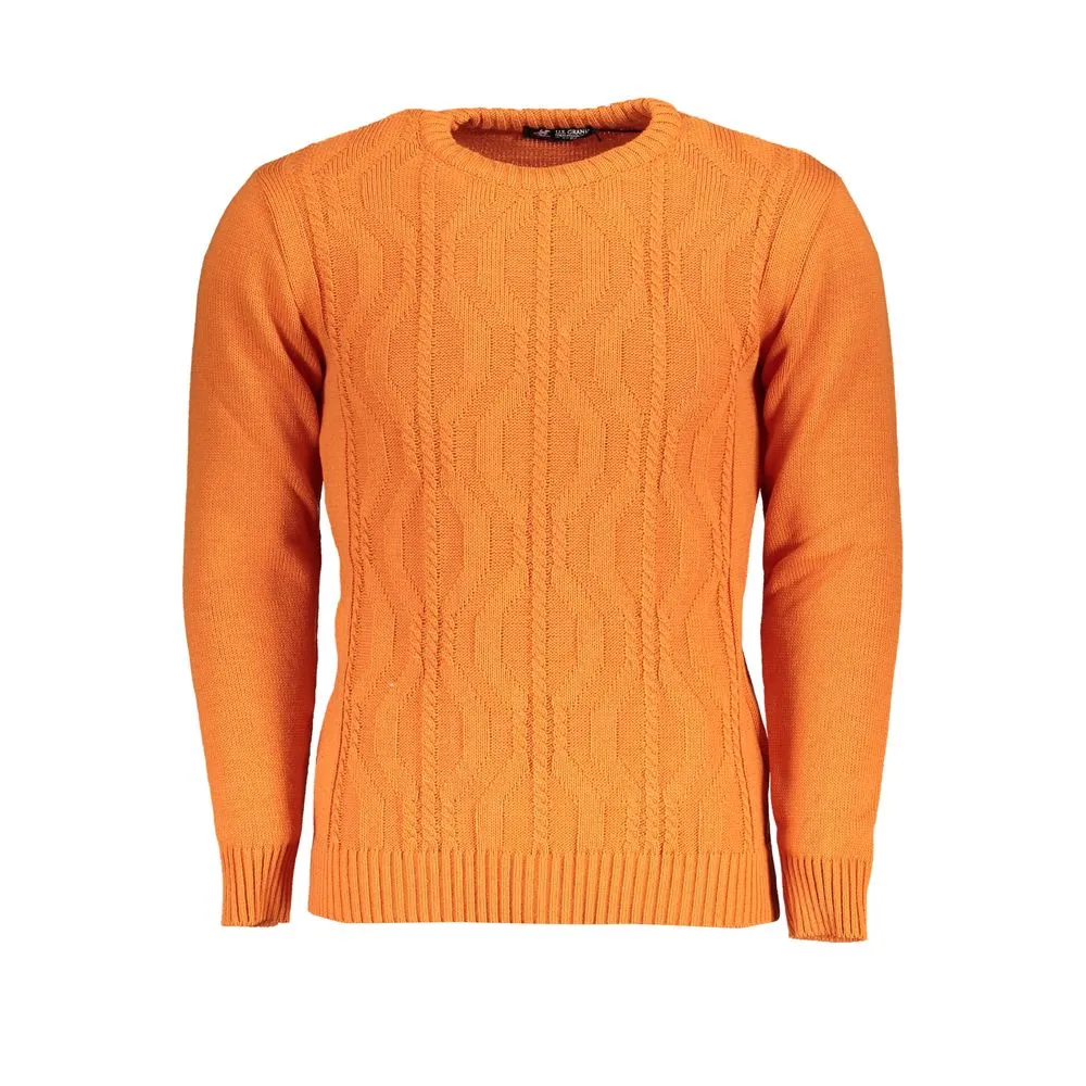 Orange Fabric Sweater sold by Louxly