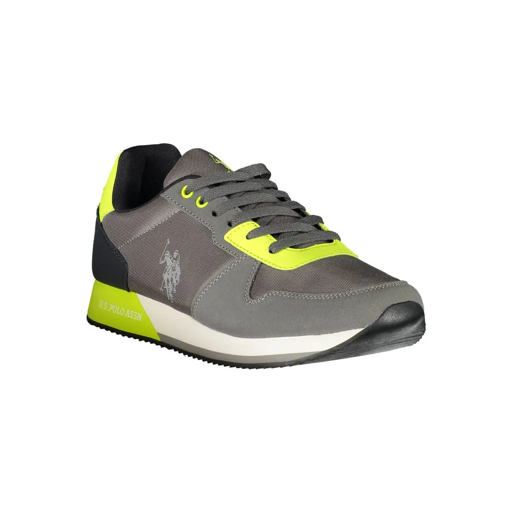Gray Polyester Men Sneaker sold by Louxly product image thumbnail 2