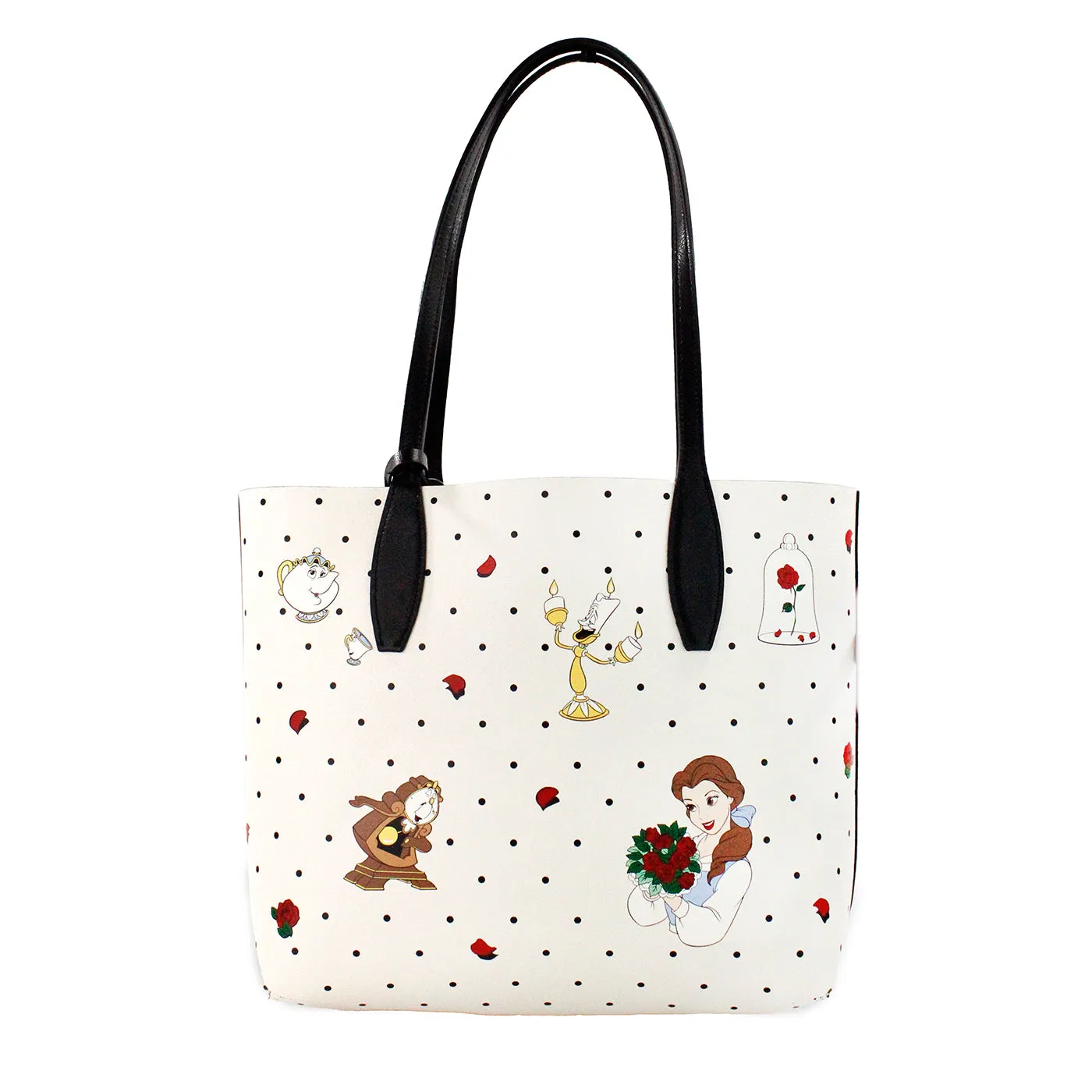 Disney Beauty And The Beast Small Leather Reversible Tote Handbag sold by Louxly product image thumbnail 3