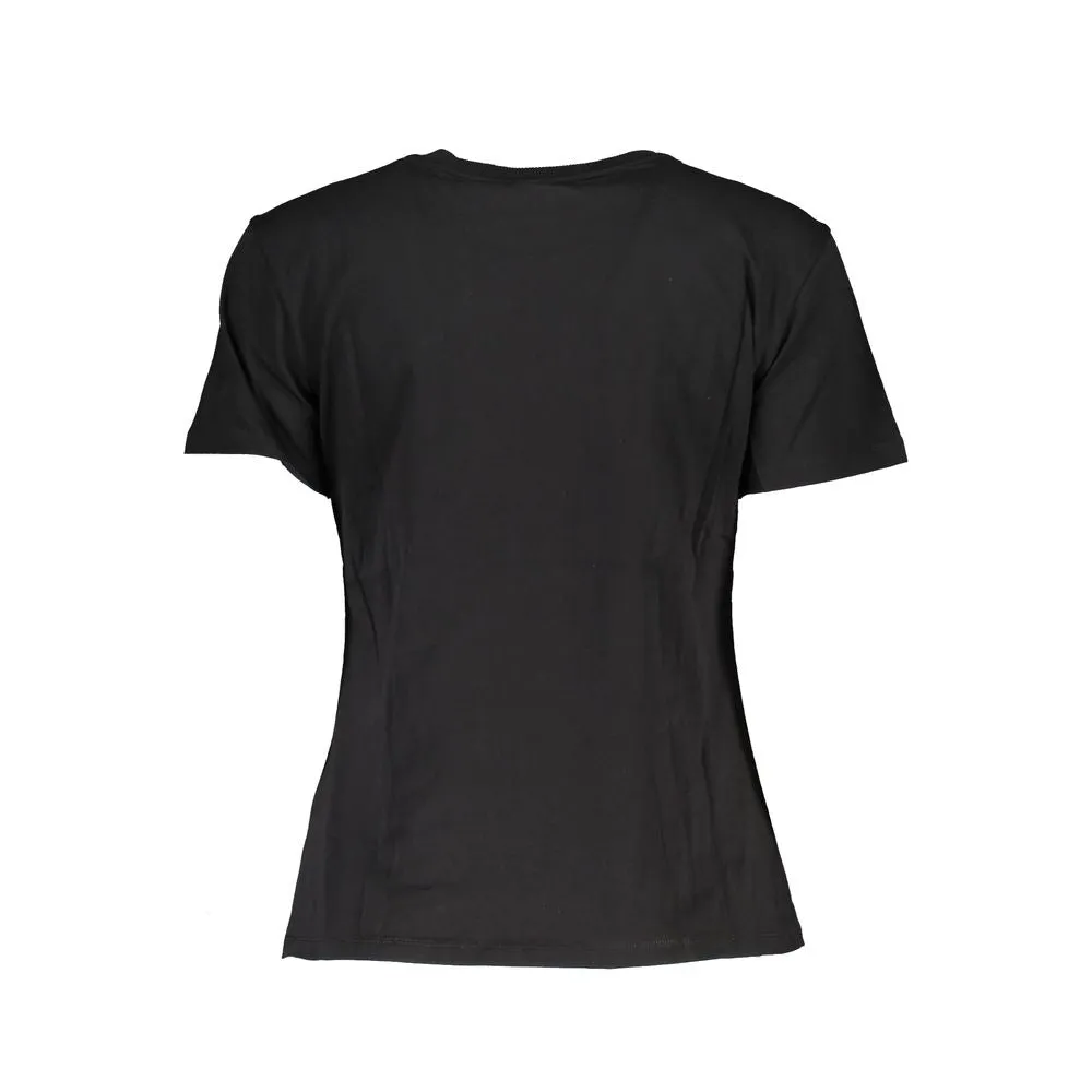 Chic Contrast Crew Neck Cotton Tee sold by Louxly product image thumbnail 2