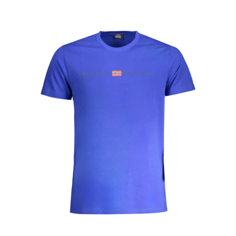 Blue Cotton T-Shirt sold by Louxly