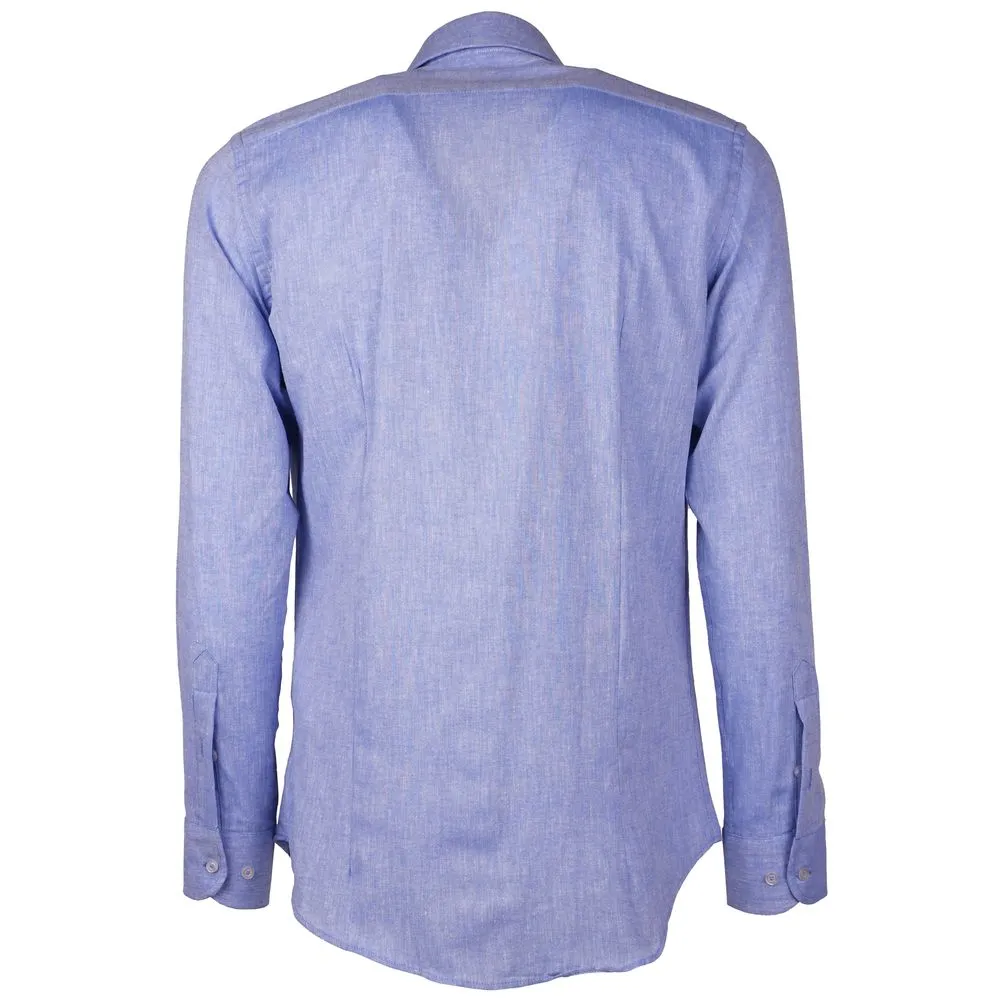Light Blue Cotton Shirt sold by Louxly product image thumbnail 2