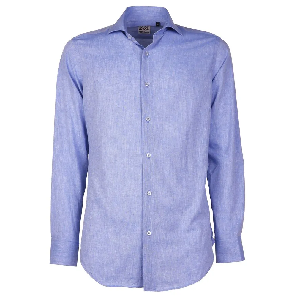 Light Blue Cotton Shirt sold by Louxly