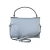 Light Blue Leather Handbag sold by Louxly
