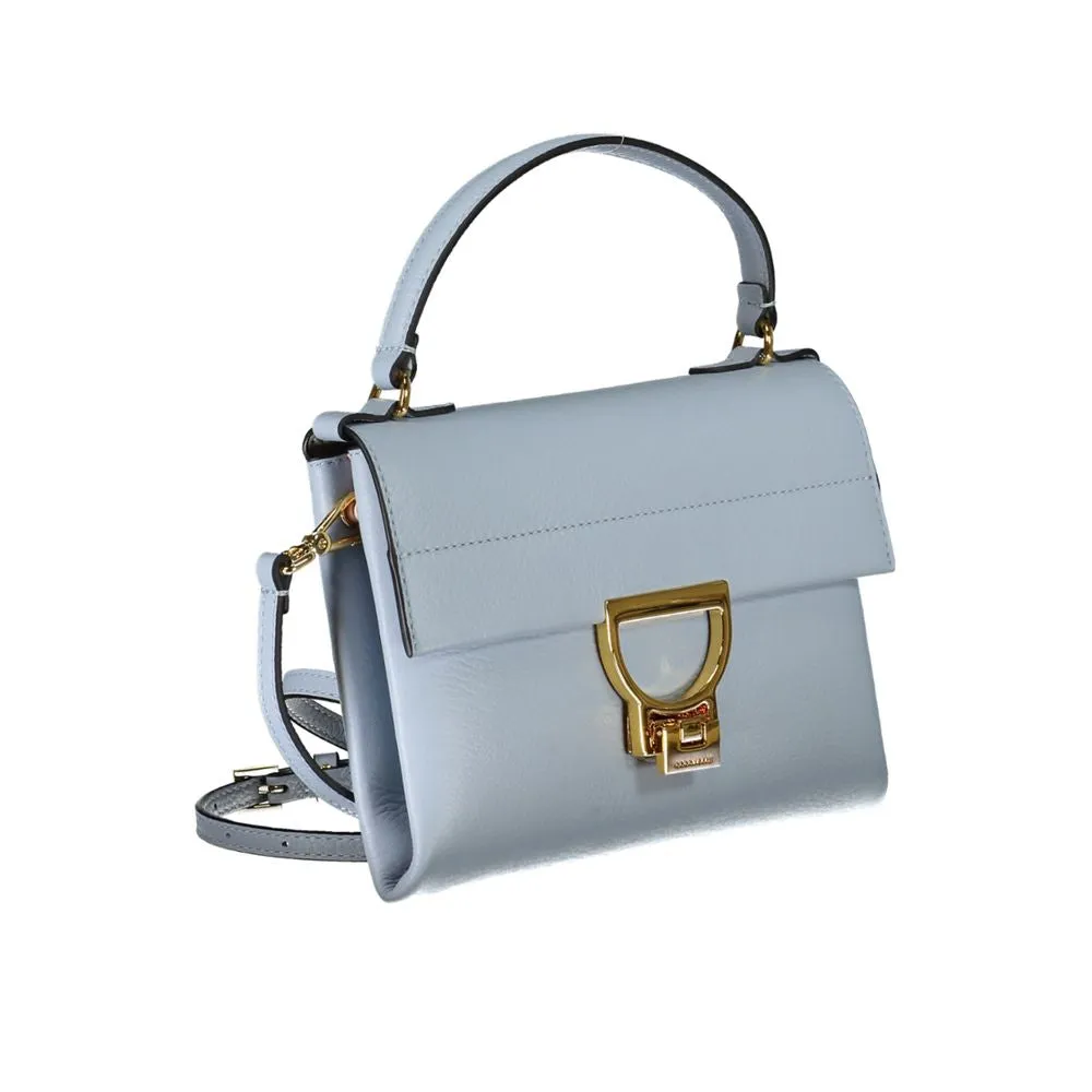 Light Blue Leather Handbag sold by Louxly product image thumbnail 3