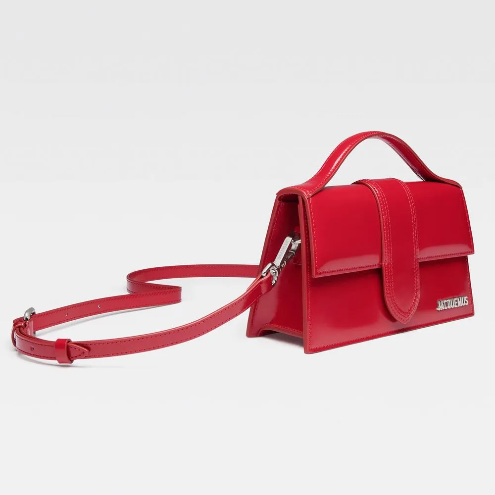Red Leather Crossbody Bag sold by Louxly product image thumbnail 3