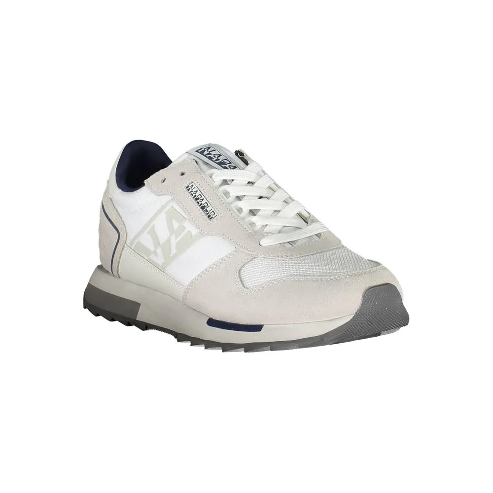 White Polyethylene Men Sneaker sold by Louxly product image thumbnail 2
