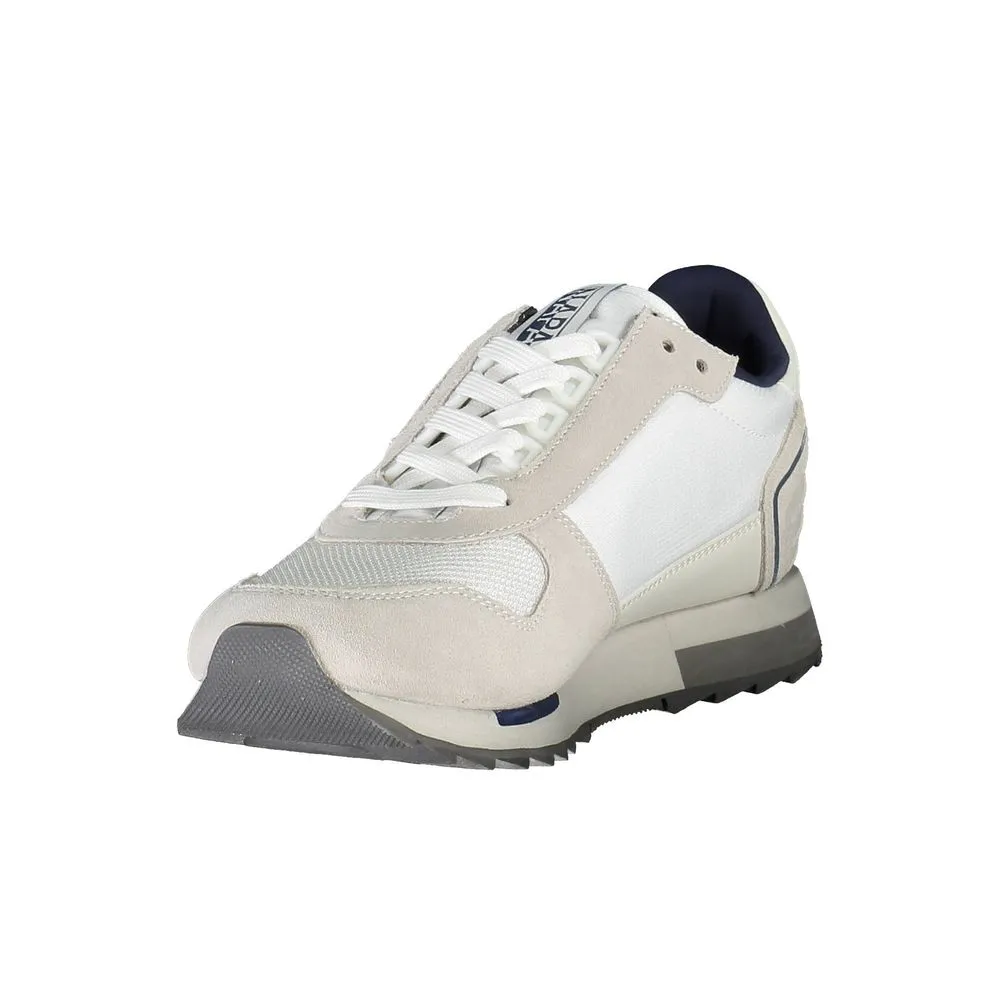 White Polyethylene Men Sneaker sold by Louxly product image thumbnail 3
