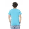 Light Blue Cotton T-Shirt sold by Louxly