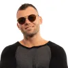 Gray Men Sunglasses sold by Louxly