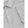 Elegant Gray Cotton Polo Shirt sold by Louxly