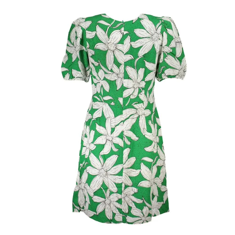 Elegant Short Sleeve Patterned Dress sold by Louxly product image thumbnail 2