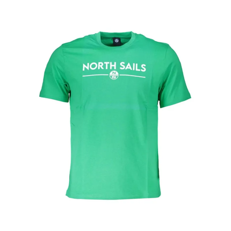 Green Cotton T-Shirt sold by Louxly
