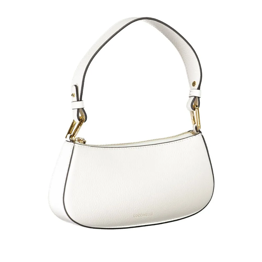 White Leather Handbag sold by Louxly product image thumbnail 3