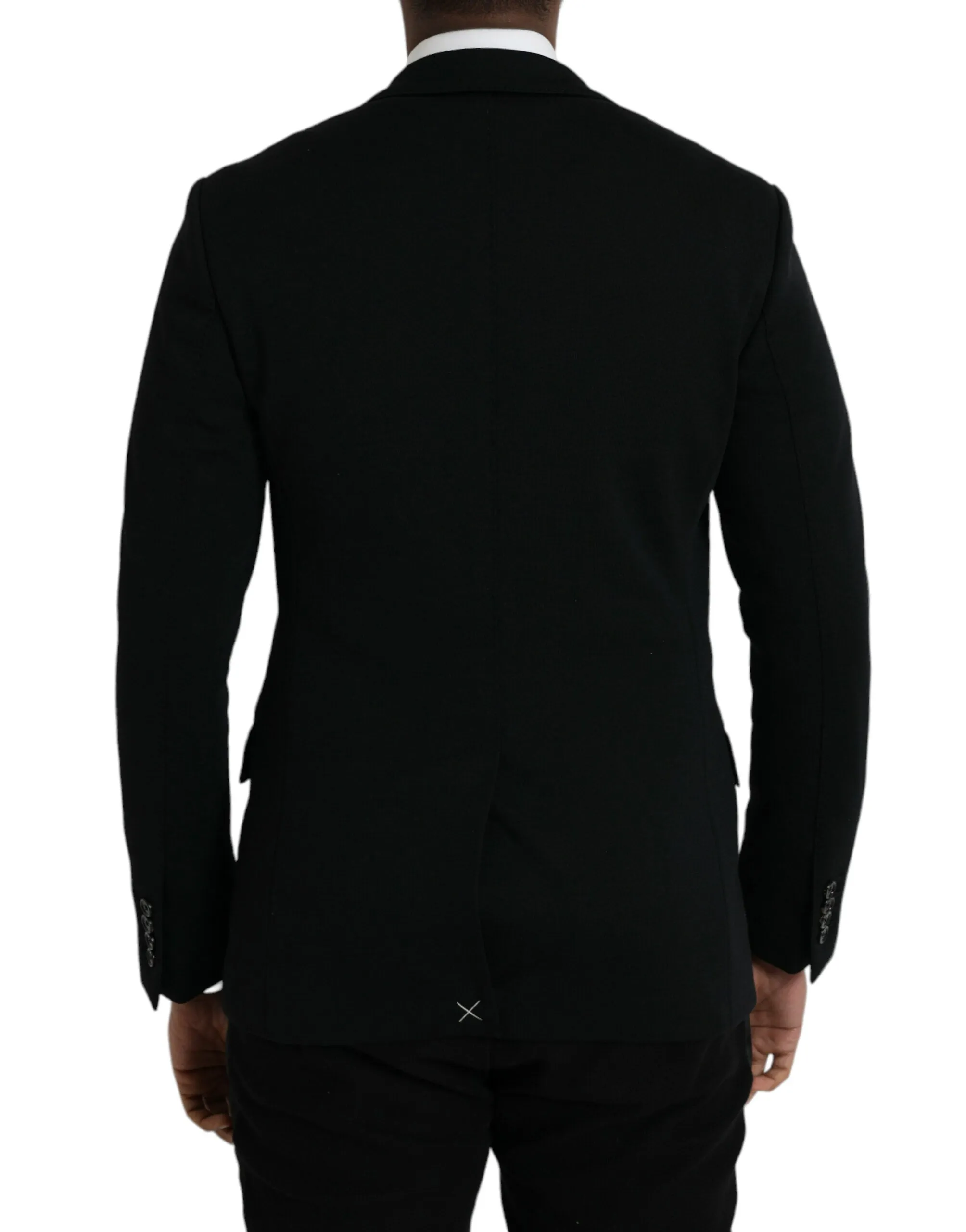Black Wool 2 Piece Single Breasted Suit sold by Louxly product image thumbnail 3