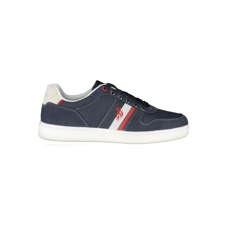 Blue Polyethylene Men Sneaker sold by Louxly