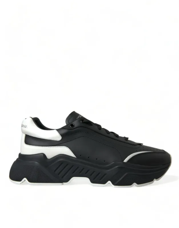 Elevated Daymaster Black Platform Sneakers made by Louxly
