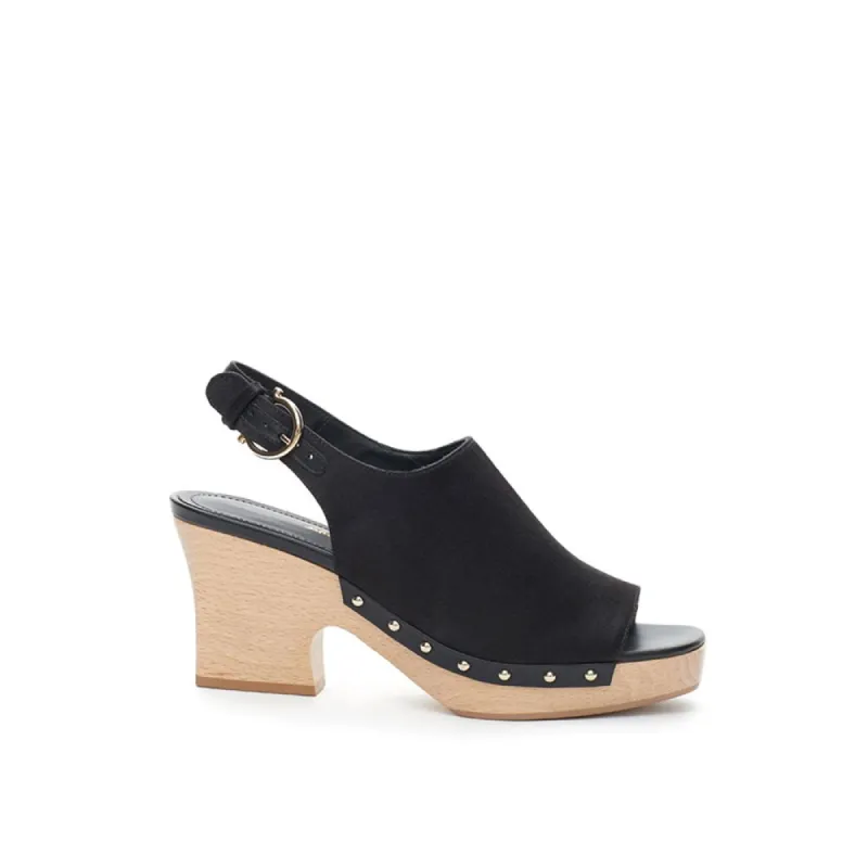 Elegant Leather Black Sandals sold by Louxly