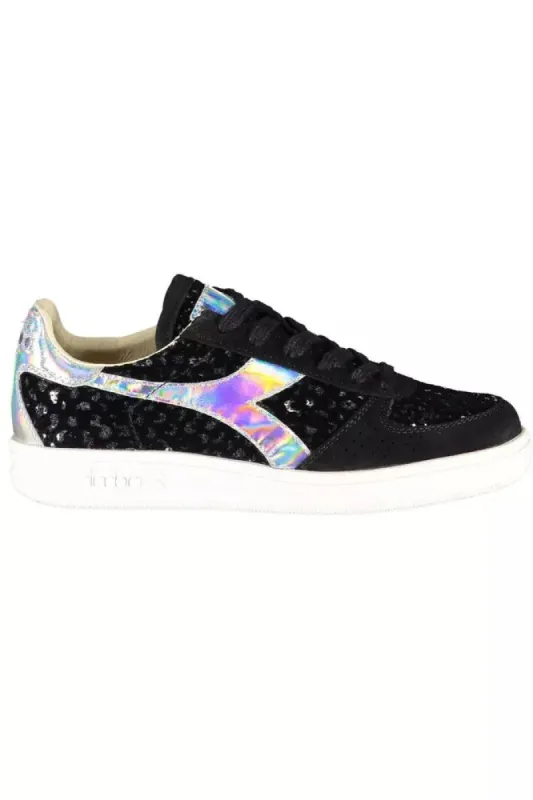 Black Leather Womens Sneaker sold by Louxly