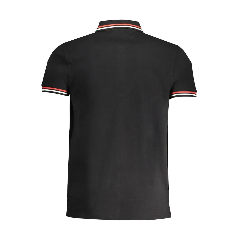 Black Cotton Polo Shirt sold by Louxly product image thumbnail 2