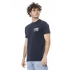 Blue Cotton Men T-Shirt sold by Louxly