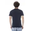 Blue Cotton Men T-Shirt sold by Louxly