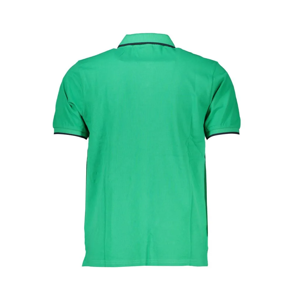 Green Cotton Polo Shirt sold by Louxly product image thumbnail 2