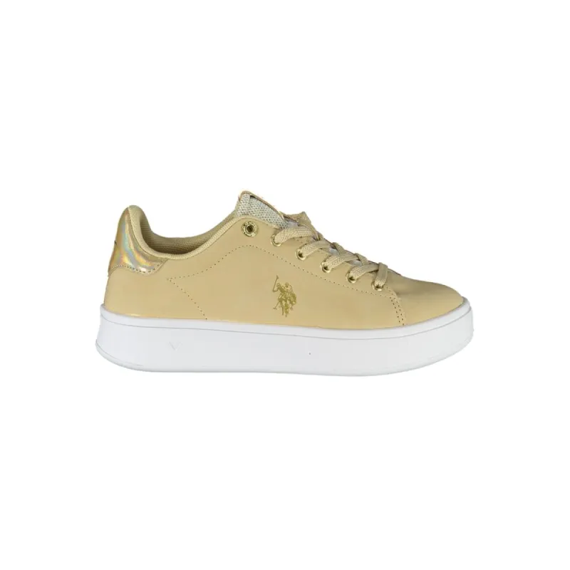 Beige Polyester Women Sneaker sold by Louxly