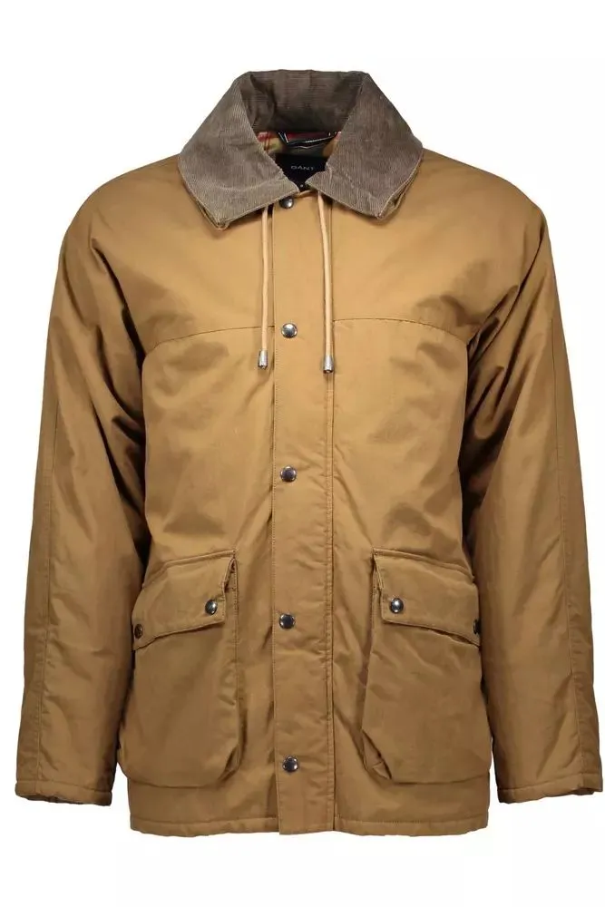 Brown Cotton Men Jacket sold by Louxly
