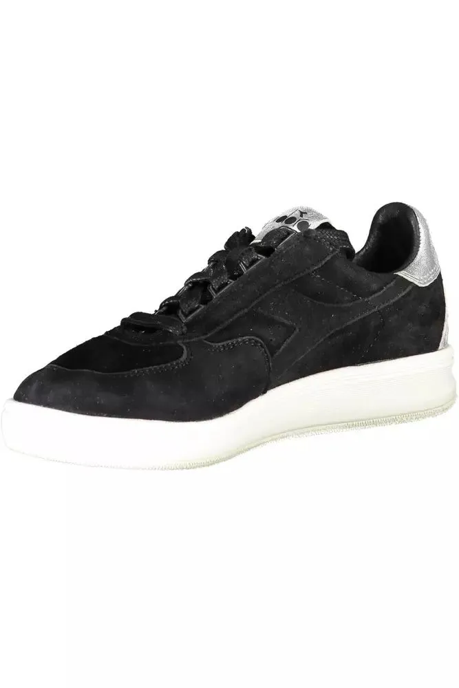 Black Leather Women Sneaker sold by Louxly product image thumbnail 3