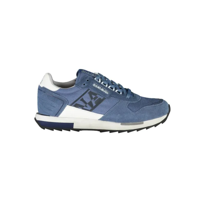 Blue Polyester Men Sneaker sold by Louxly
