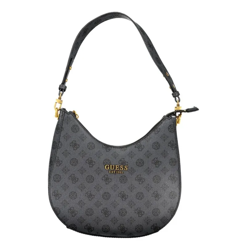 Black Polyethylene Handbag sold by Louxly