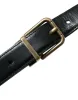 Elegant Black Calf Leather Belt sold by Louxly