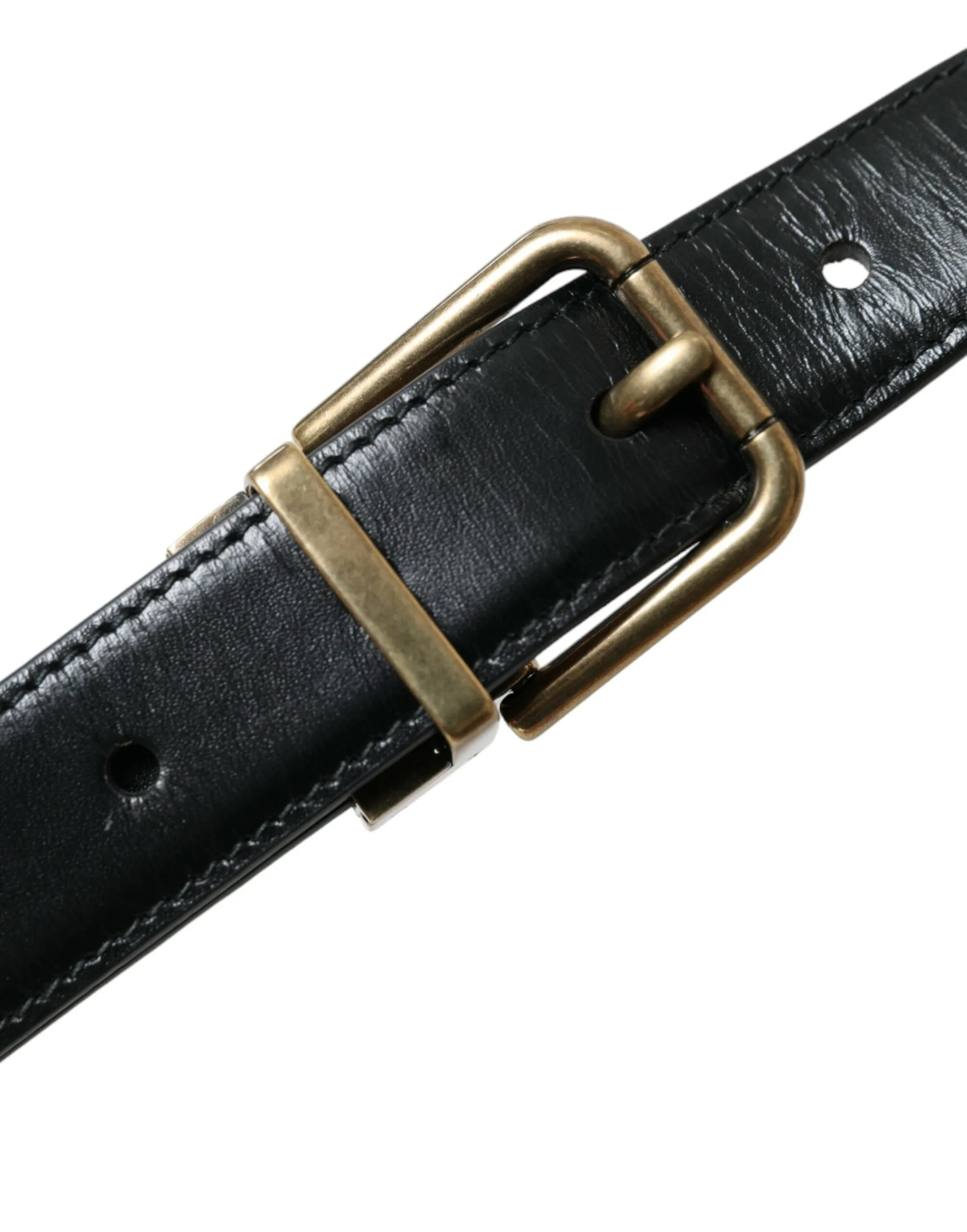 Elegant Black Calf Leather Belt sold by Louxly product image thumbnail 4
