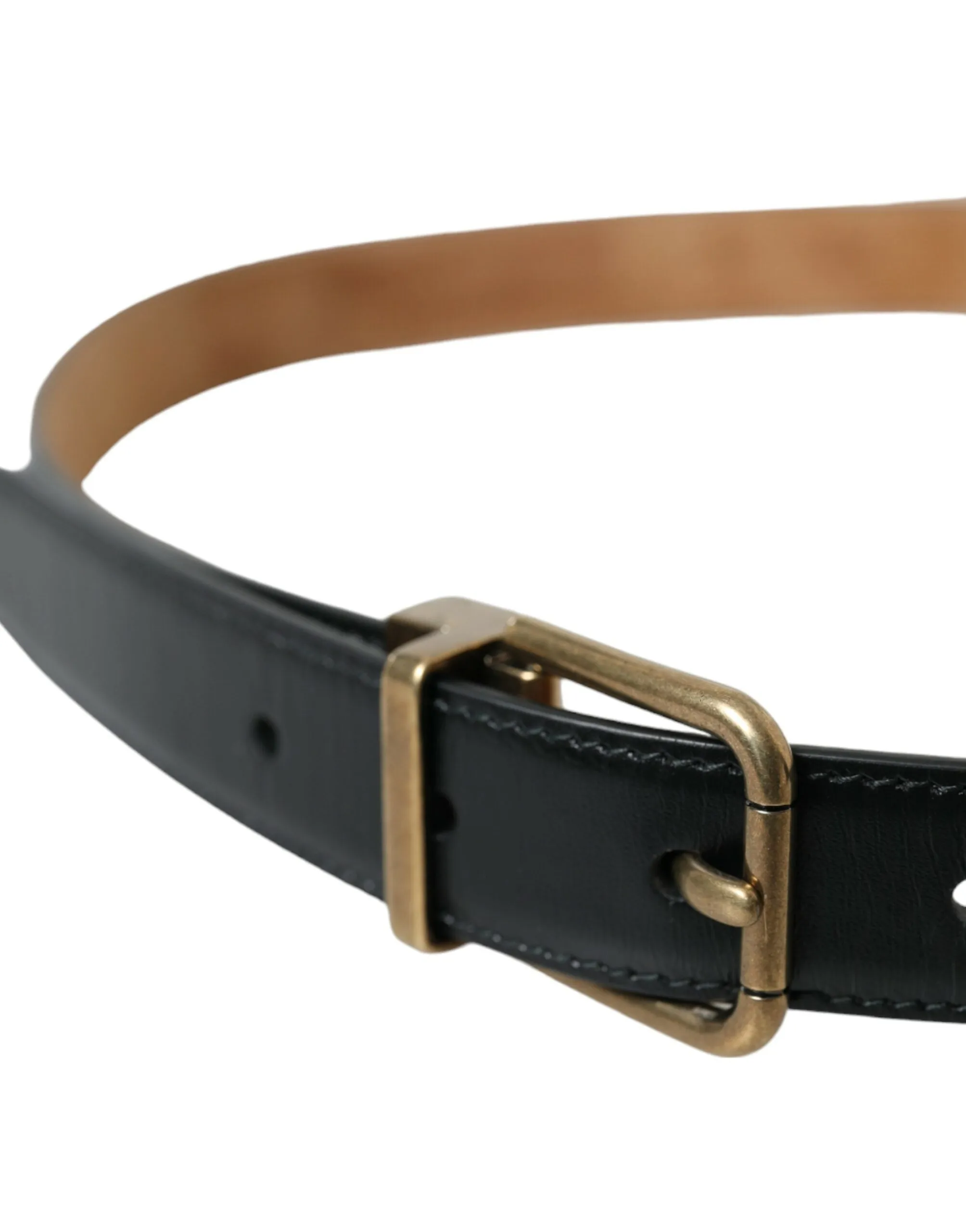 Elegant Black Calf Leather Belt sold by Louxly product image thumbnail 3