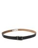 Elegant Black Calf Leather Belt sold by Louxly