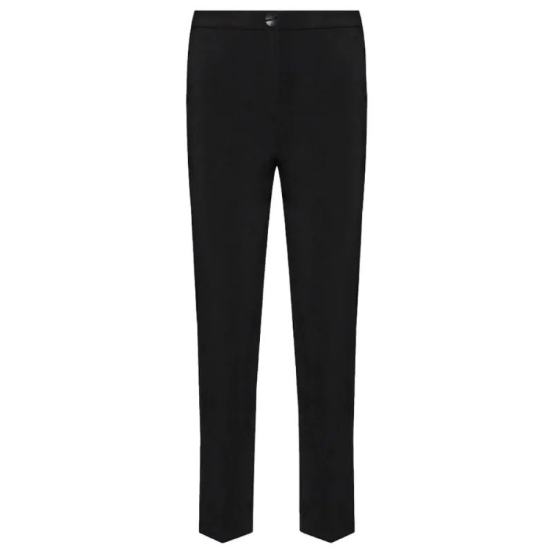 Chic High-Waist Cigarette Trousers made by Patrizia Pepe