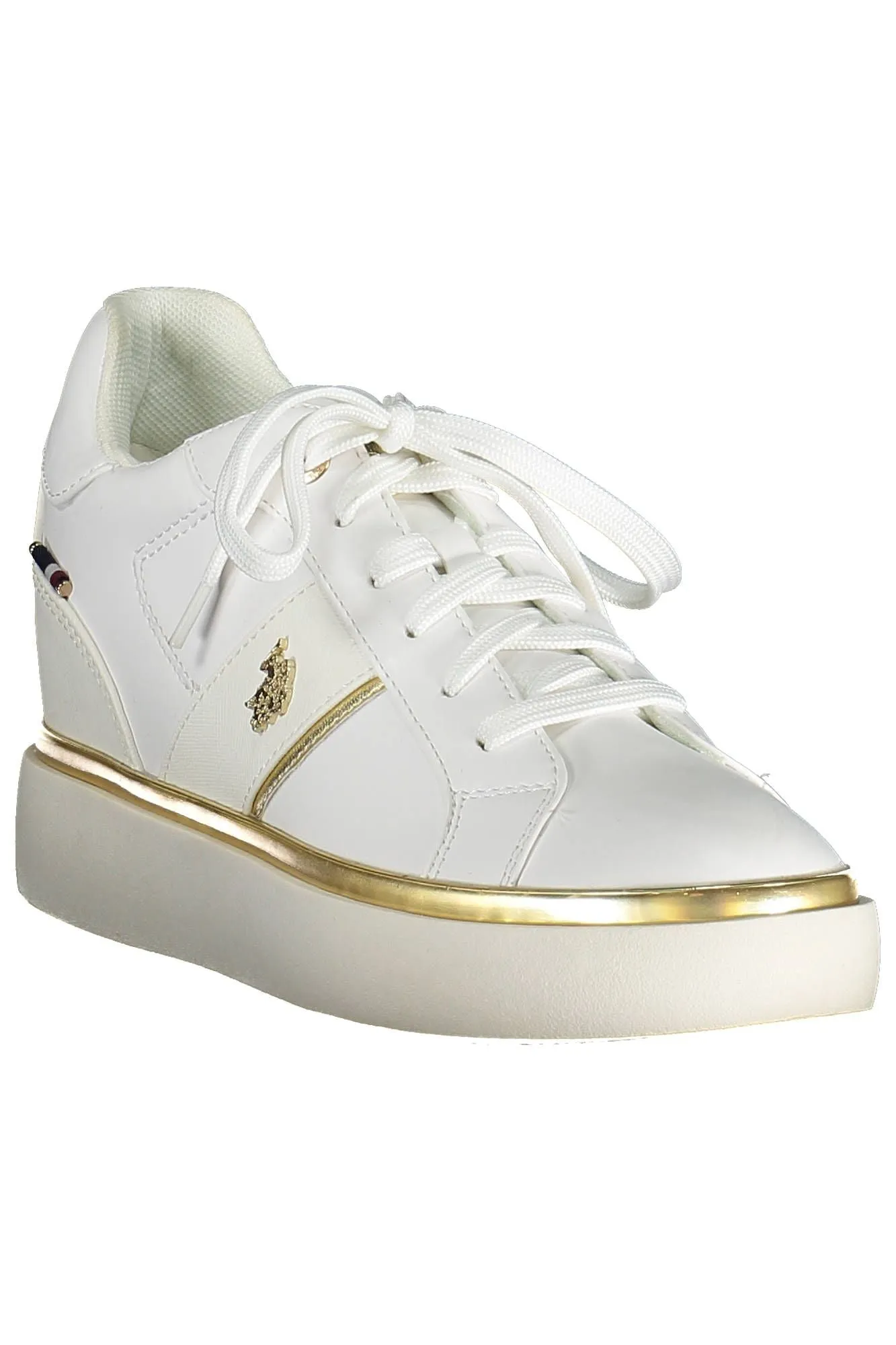 White Polyester Women Sneaker sold by Louxly product image thumbnail 2